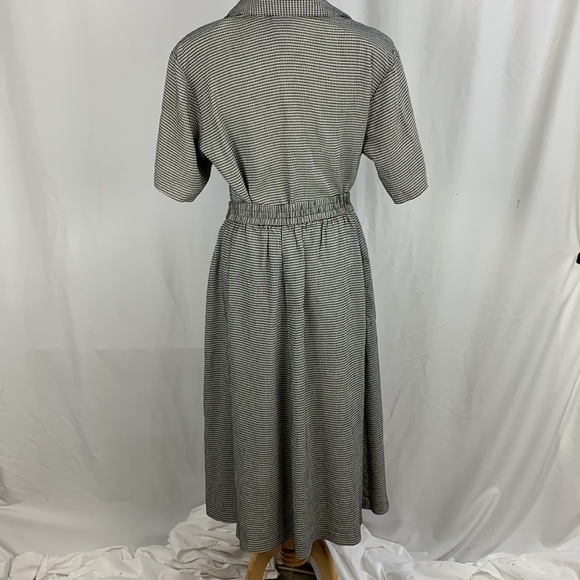 Vintage 2 Piece Short Sleeve Blouse & Midi Skirt Set - Picture 6 of 12